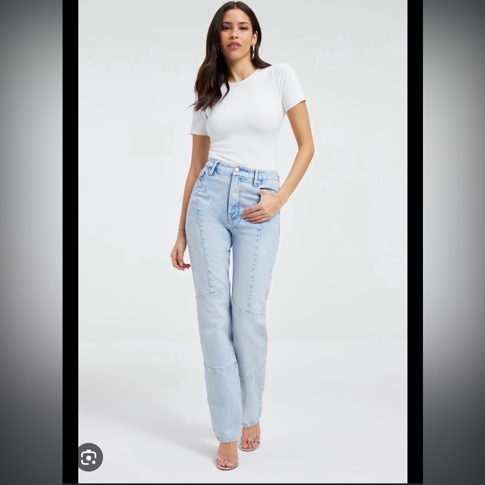 Good American - Good boy jeans indigo389. Size 25. NWT.